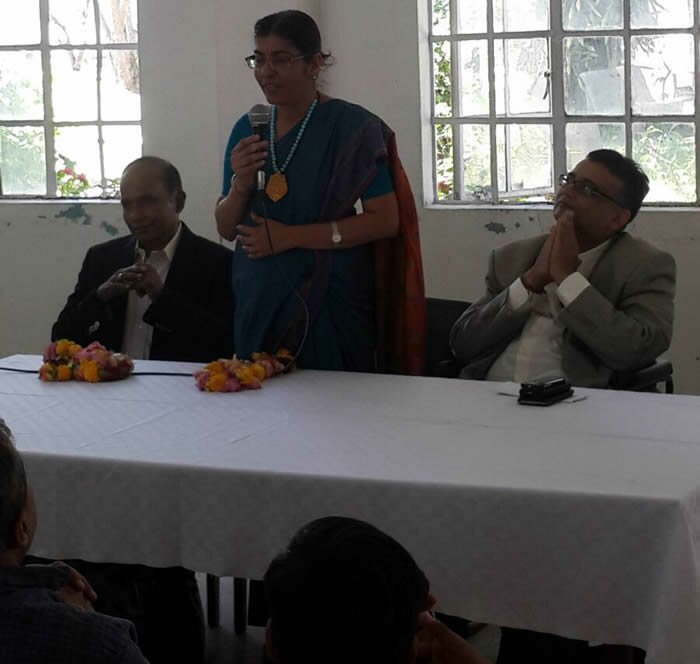 High Commissioner H.E. Ms. Suchitra Durai addressing Indian Community representatives in Nakuru on February 6, 2016